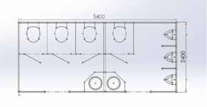 Plattegrond Wagen Container